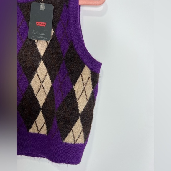 NWT Levi’s “Deja Vu” Sweater Vest size Small - Picture 6 of 10